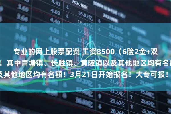 专业的网上股票配资 工资8500（6险2金+双休）宁都公开招288人！其中青塘镇、长胜镇、黄陂镇以及其他地区均有名额！3月21日开始报名！大专可报！可入编！