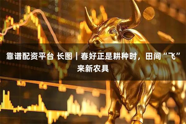 靠谱配资平台 长图｜春好正是耕种时，田间“飞”来新农具